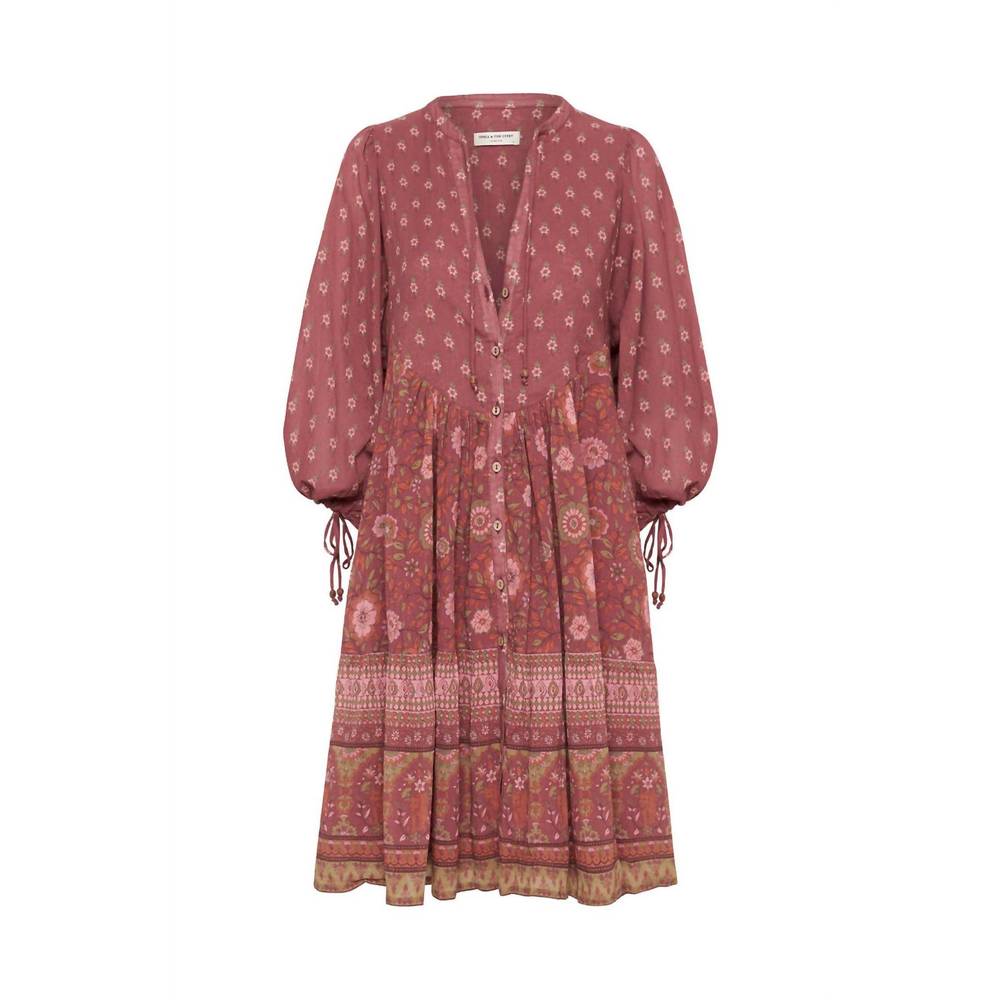 NEW SPELL utopia tunic dress in berry - Picture 4 of 4